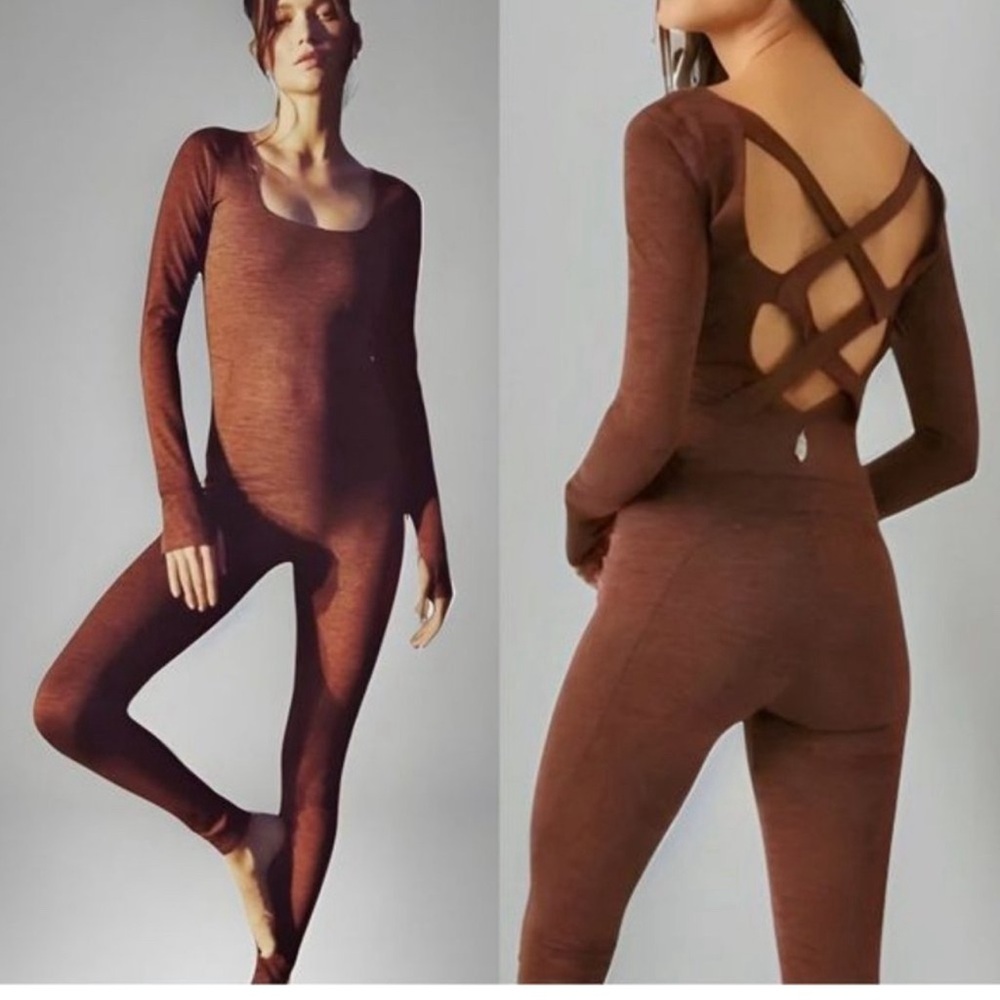 Free People Movement Relieve Crossback Onesie Jumpsuit NWOT Sz XS